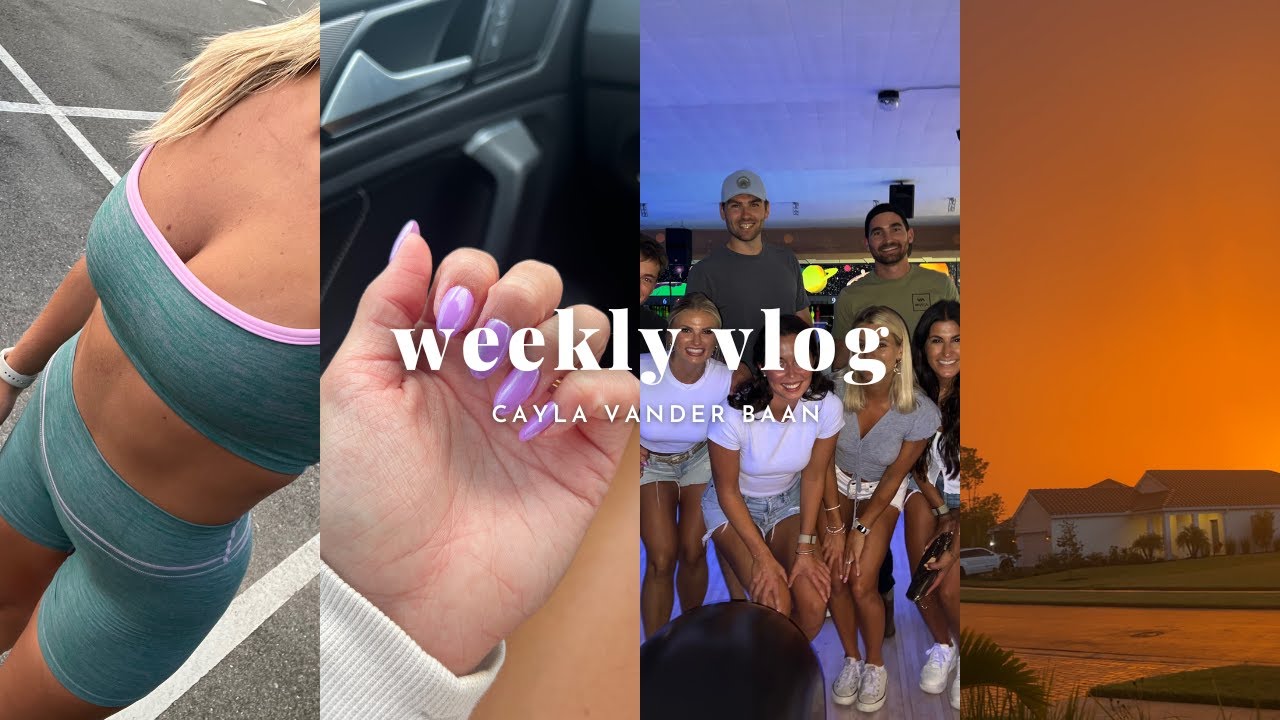 Weekly Vlog: nails, kayaking with DOLPHINS + MANATEES, golfing, friends