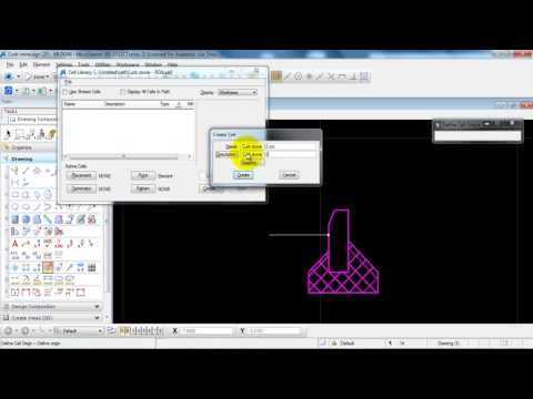 MicroStation V8i_Create a cell