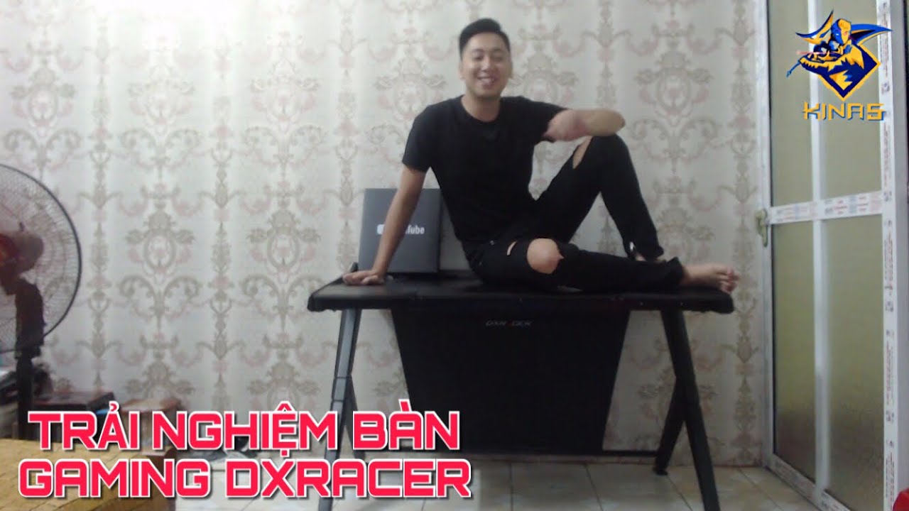 [Kinas] Trải nghiệm bàn Gaming Dxracer quá chất và ngầu giá hơn 6 triệu vnd có những gì ?