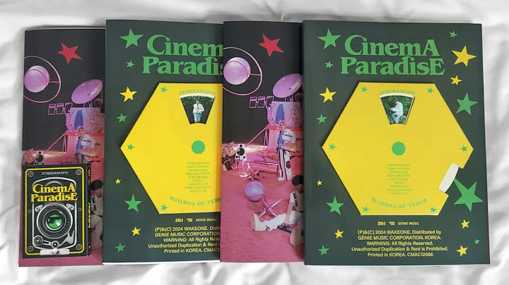 ✧ ZEROBASEONE 제로베이스원 4th Mini Album ❝ Cinema Paradise ❞ Unboxing (Romance, Sci-Fi + Film) ✧