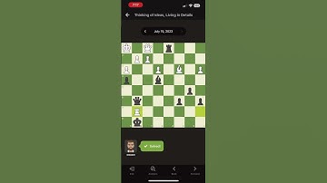 Chess.com Daily Puzzle July 15 #chess #chesspuzzle#dailypuzzle