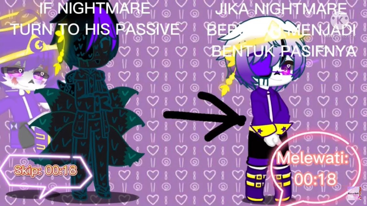I'm not even trans but like Passive! Nightmare Sans is goals (My