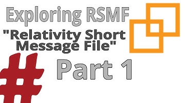 Relativity Short Message File // Part 1