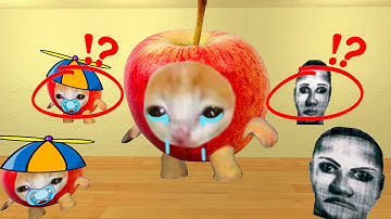 Saving Baby Apple Cat From Angry Obunga And Angry Selene Delgado