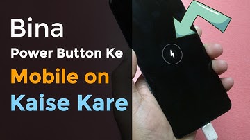 How to switch on phone without power button - How to on mobile without power button - OnePlus