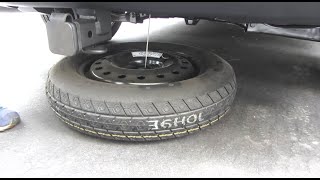Acura MDX Spare Tire  How to Remove