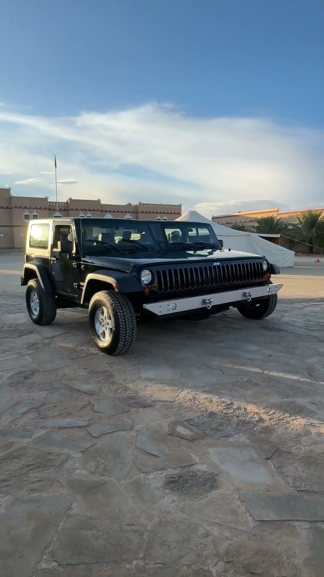 Massively Wide Jeep Goes for a Drive