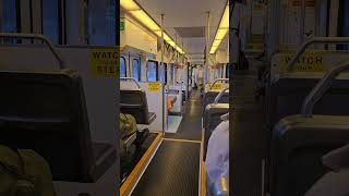 Inside and outside view of VTA from Alum Rock to Mountain view #california #usa