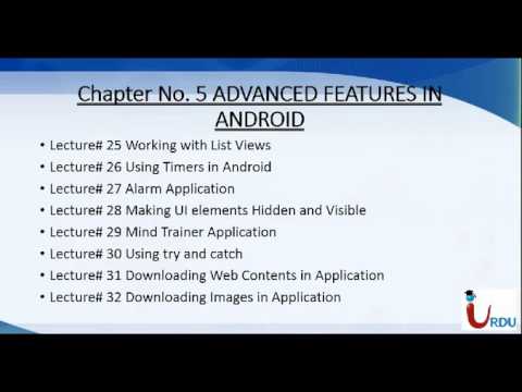 Android Development Lecture 1