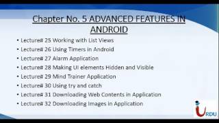 Android Development Lecture 1