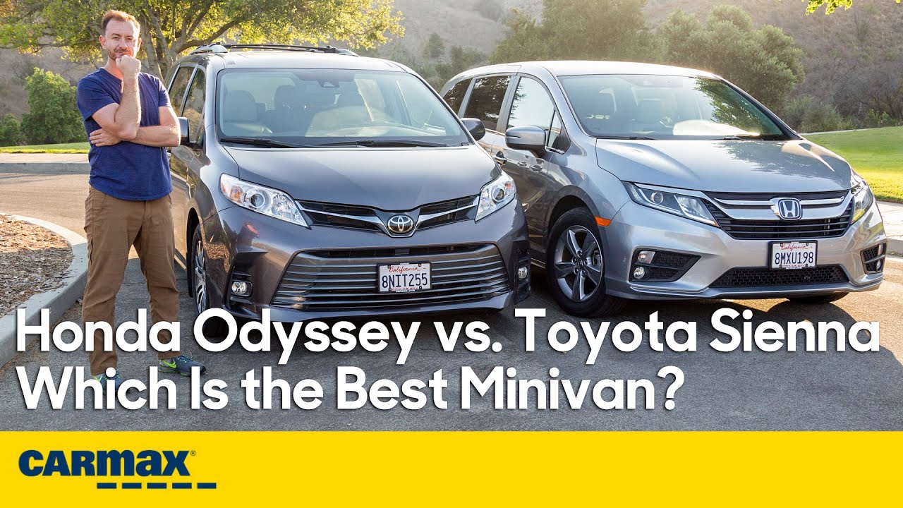 Honda Odyssey vs. Toyota Sienna | Used Minivan Comparison | Price, MPG, Comfort & More