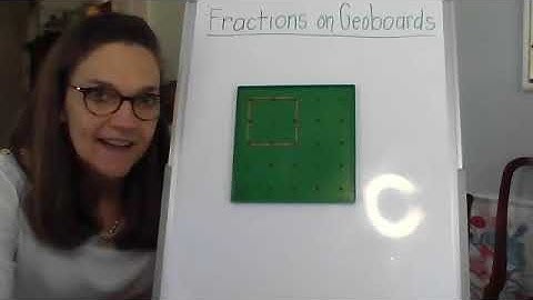 Math Lesson 135 - Fractions on Geo-boards