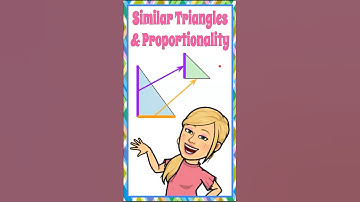 Similar Triangles & Proportionality | HS.G-SRT.B.5 🖤❤️