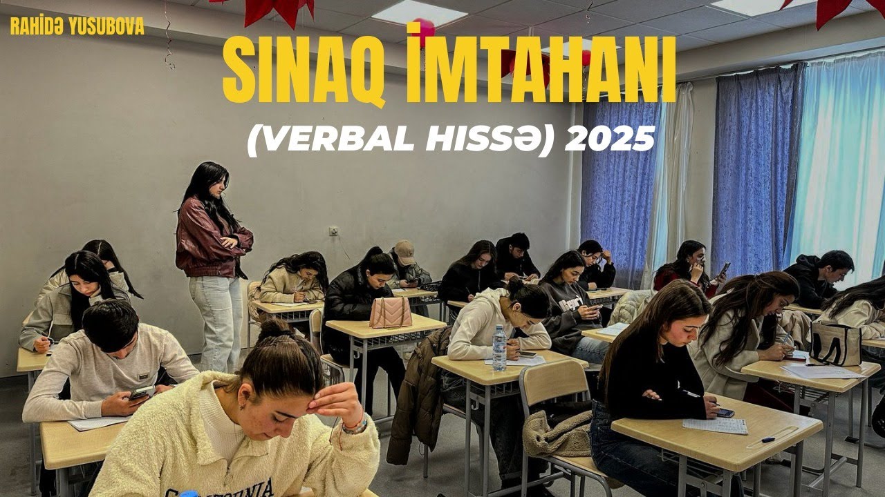 Sınaq İmtahanı (Verbal Hissə) - I. hissənin izahı