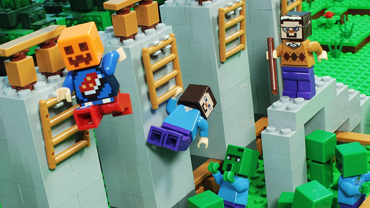On the head of needle ambulance Lego Minecraft NOOB vs PRO vs HACKER vs GOD - PARKOUR Challenge - YouTube