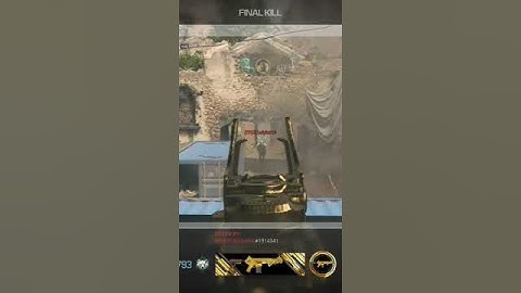 Final Kill on Shoot House MW3