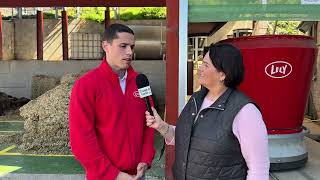 Diego Valle, comercial de Lely en Asturias en Casa Antonón (Tineo) / El Campo de Asturias