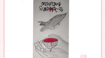 🇮🇳 Operation Sindoor Drawing 🔥💥#yogeshbhatiaart #operationsindoor#Army#art#armedforces#Indian#india