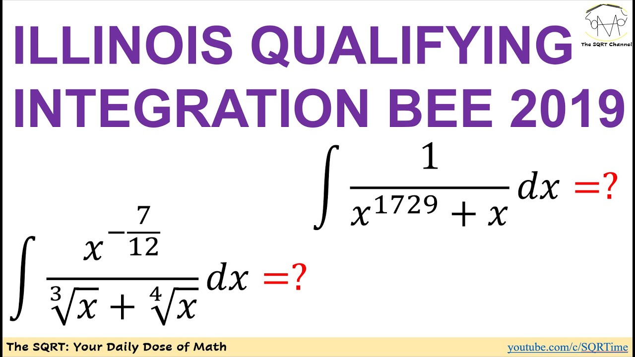 Integration Bee Qualifying Exam YouTube