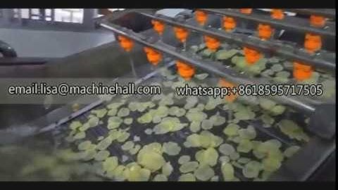 Cassava Chips Production Line|Potato Chips Processing Plant Video