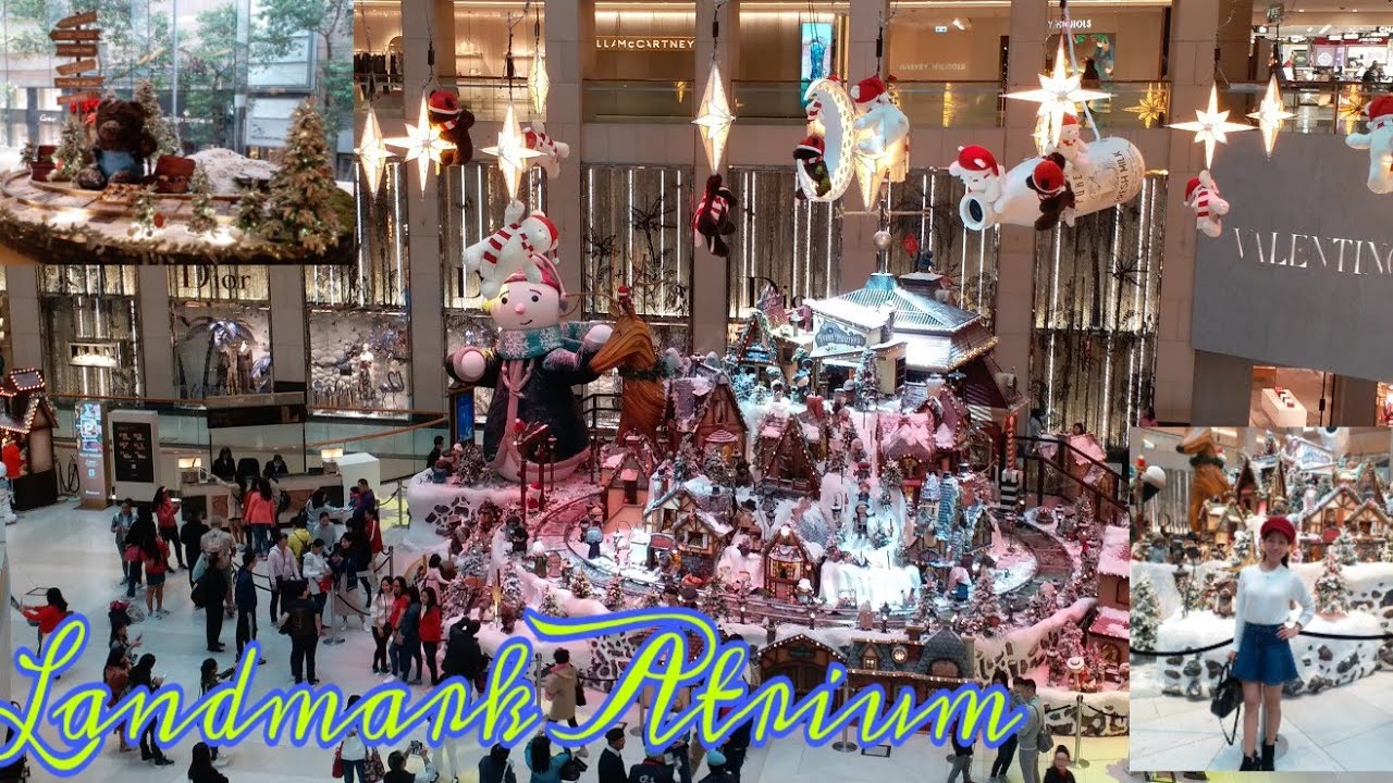 Landmark central hong kong  christmas decoration 2019  YouTube