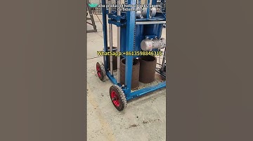 Homeuse Stove furnace cement block making machine #blockmakingmachinefactory  #machine #cementblocks