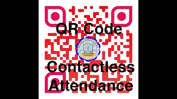 How to use QR Code for contactless Attendance