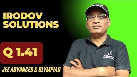 irodov kinematics solutions l Q1.41l jee advanced physics #irodovsolutions #irodov# physicsolympiad