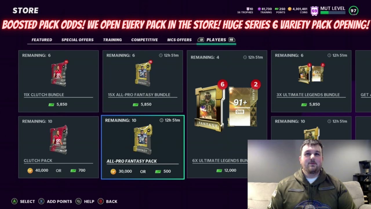 BOOSTED PACK ODDS! WE OPEN EVERY PACK IN THE STORE! HUGE SERIES 6 VARIETY PACK OPENING!