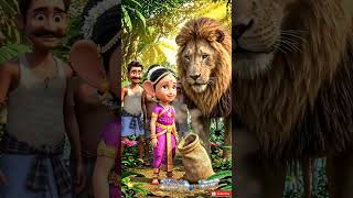 jungle story, emotional story hindi, animal story, jungle viral video, lion emotional
