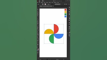 How to Make Google Photos Logo in Adobe Illustrator #Shorts