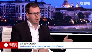 Galvani híd, ötös metró, M3 metrófelújítás - ATV Egyenes Beszéd interjú Vitézy Dáviddal