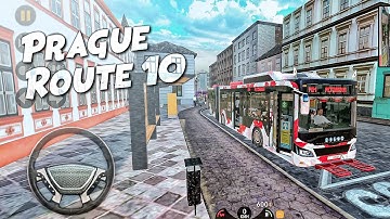 Bus Simulator 2023 | Prague Route 10 | Best bus Gameplay Walkthrough ( Android/IOS ) #bussimulator