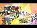 Pokemon masters!!! Gameplay of the first boss battle!