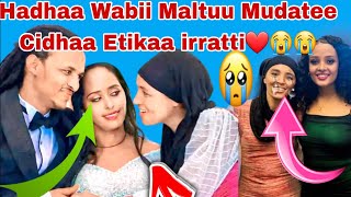 Hadhaa wabii maltuu Mudatee  cidhaa Etikaa Teferii irratii❤😭😢@abtube7318