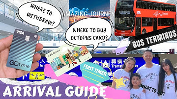Hong Kong International Airport |  Octopus Card | Go Tyme Withdrawal | Bus Terminus | Bank of China
