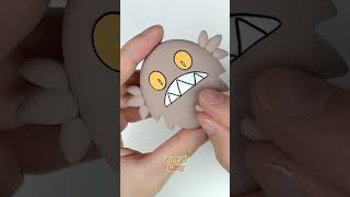 Making Pokémon out of air dry clay #shorts