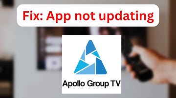Apollo group TV App not Updating (Easy fix)