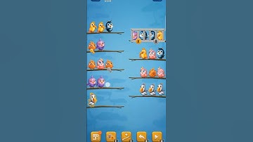 Bird sort puzzle game #ytshortsvideo #trendingshorts #sortpuzzlegame #youtube #game