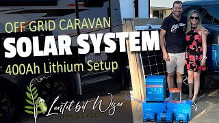 s1 ep3 off-grid caravan solar system & lithium battery diy install - lbw adventures