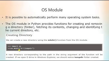KTU CS283 Python For Machine Learning : os and sys modules