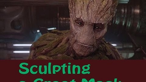 How To Sculpt A Groot Mask!
