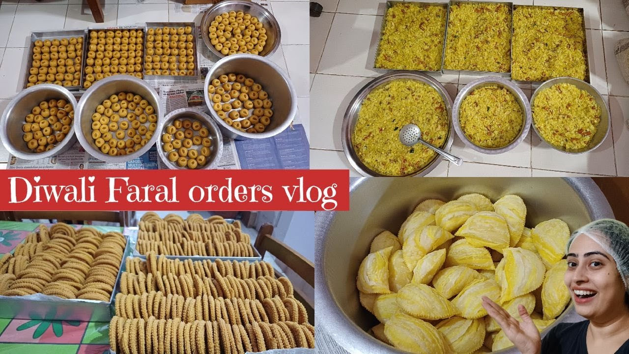 Diwali faral - 2025 Business vlog|  From Kitchen to Customers | My Diwali Faral Business Journey