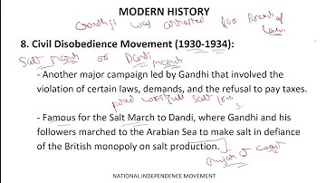 National Independence Movements Part-2 #SATHEE_LAW #swayamprabha #clat