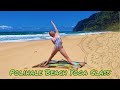 Polihale Beach Yoga Class