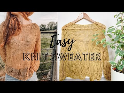 Video: How To Knit A Summer Sweater