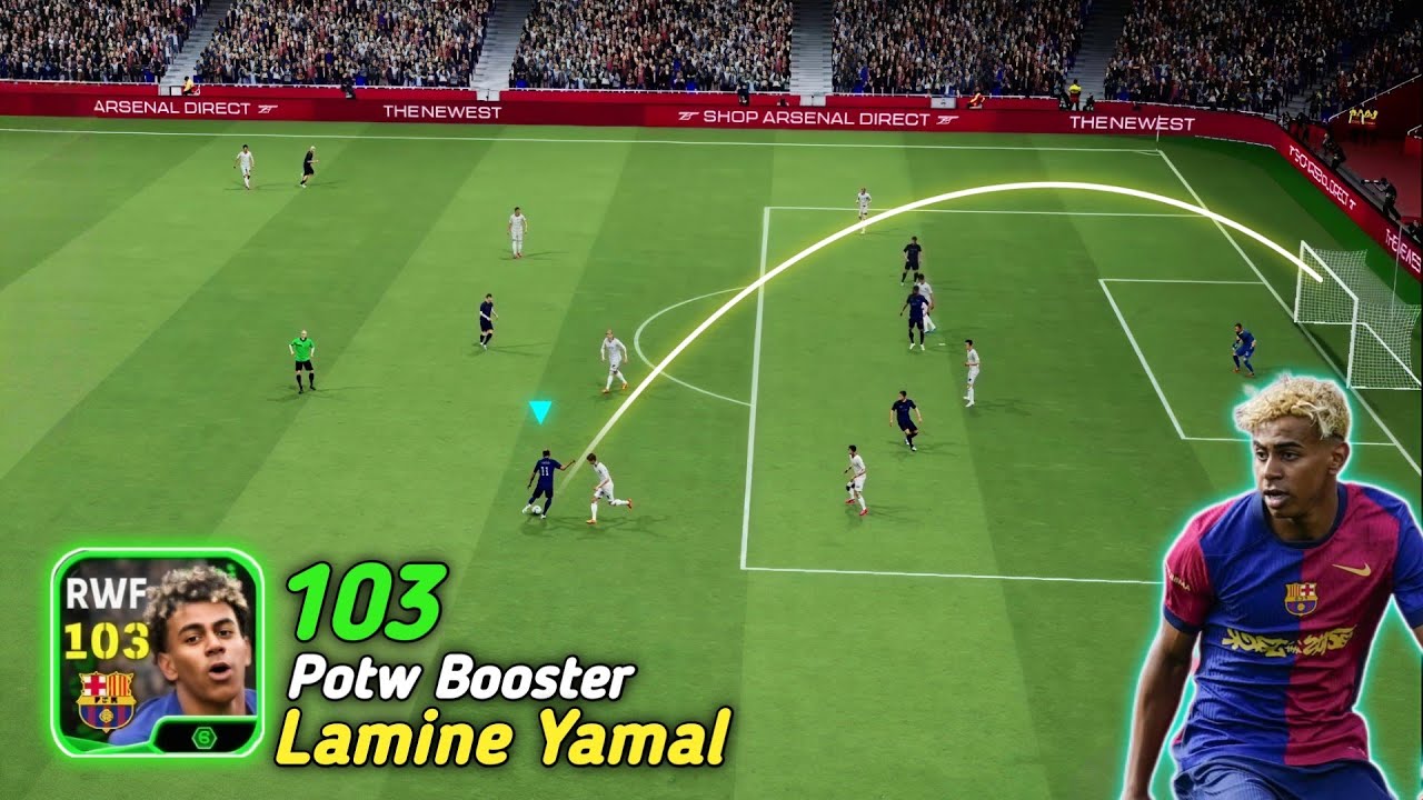 POTW 103 Бустер Ламин Ямал непобедим 😱 | Ямал Efootball 2026 Mobile