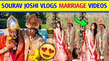 😍Finally Sourav joshi vlogs got Married | Sourav joshi vlogs shadi video| Sourav joshi wife Avantika
