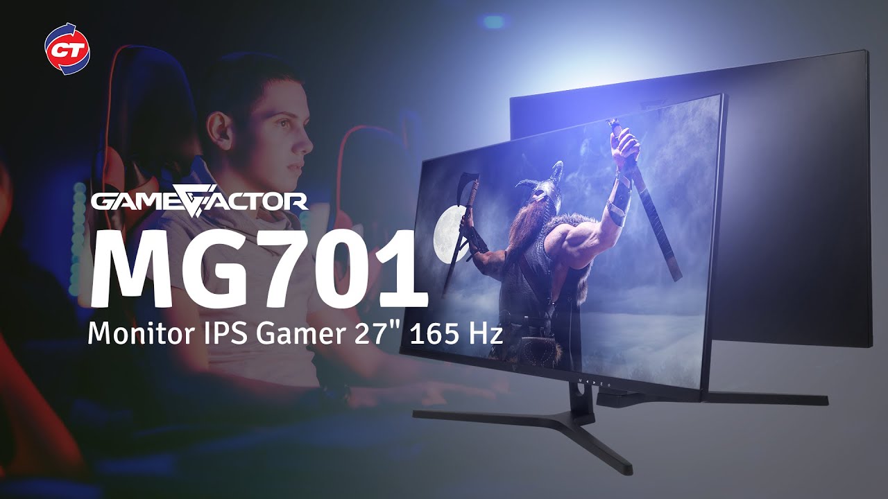 GAME FACTOR MONITOR GAMING PARA PC 27 PULGADAS