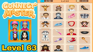 Connect master match puzzle level 63 solution walkthrough 